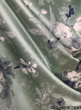 美式高端羊绒大提花沙发套面料客厅别墅样板间窗帘抱枕等软装布料