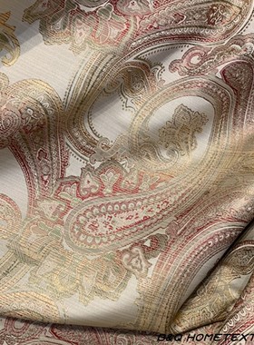 欧美变形虫图案仿真丝家用窗帘布料酒店及工程靠包抱枕高精密面料