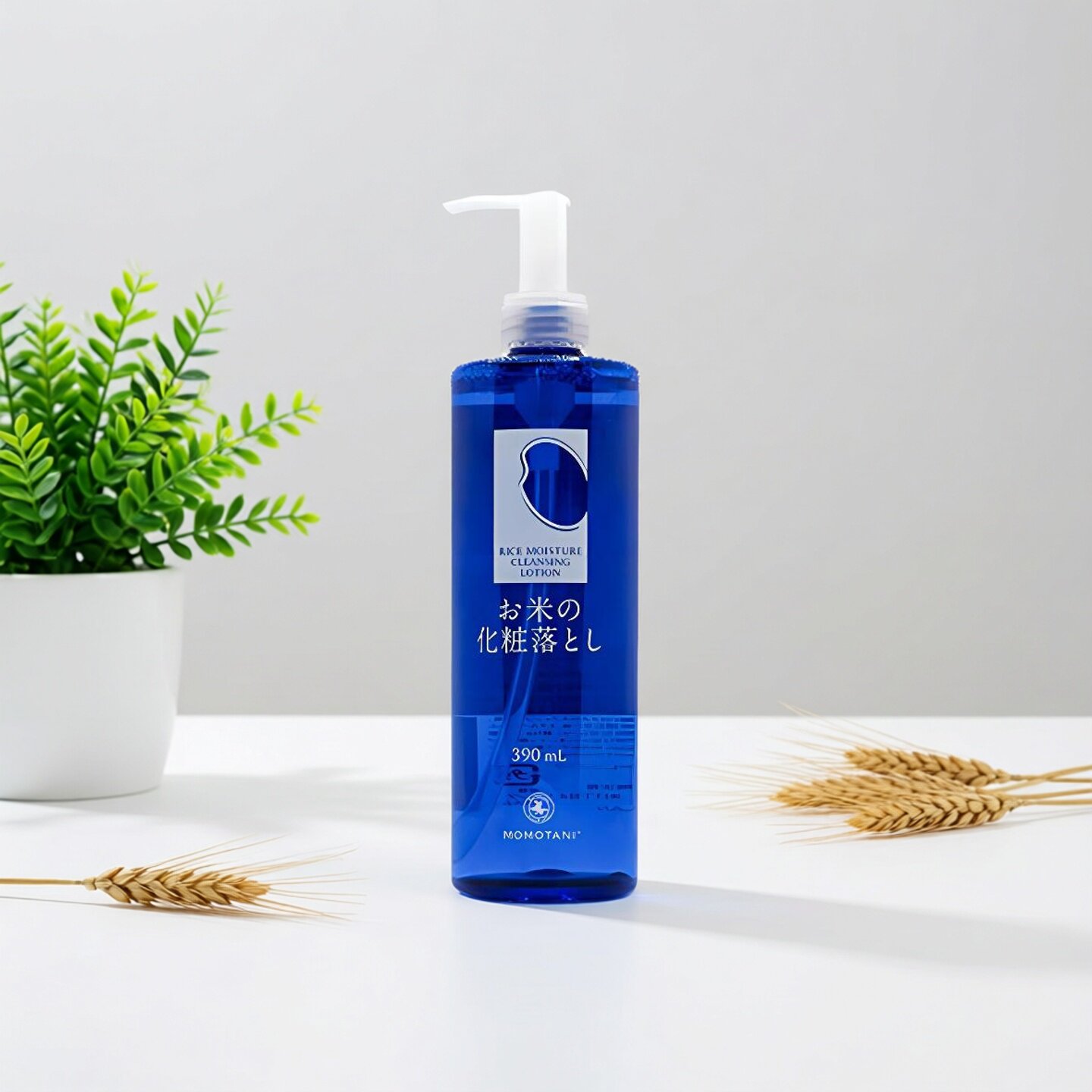 保税仓直发日本原装版momotani桃谷大米精华卸妆水 390ml/瓶