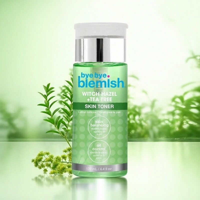 正品美国byebye blemish金缕梅茶树爽肤水130ml控油抑逗