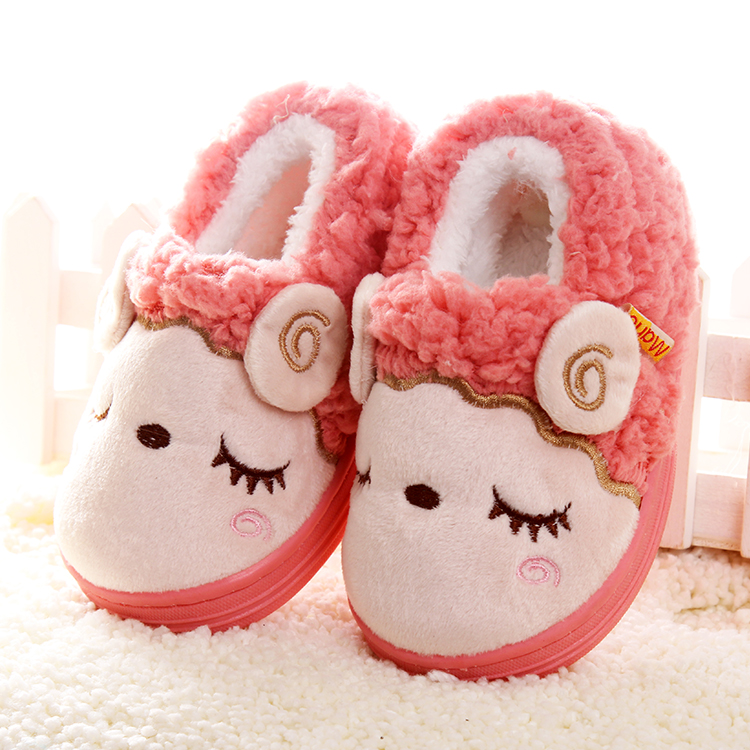 Pantoufles enfants en suède CHEERFUL MARIO pour hiver - semelle tendon - Ref 1036377 Image 3