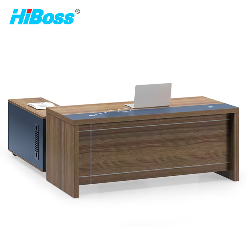 HiBoss H44HYX 160*80*75cm 办公桌中班台经理主管桌简约老板桌