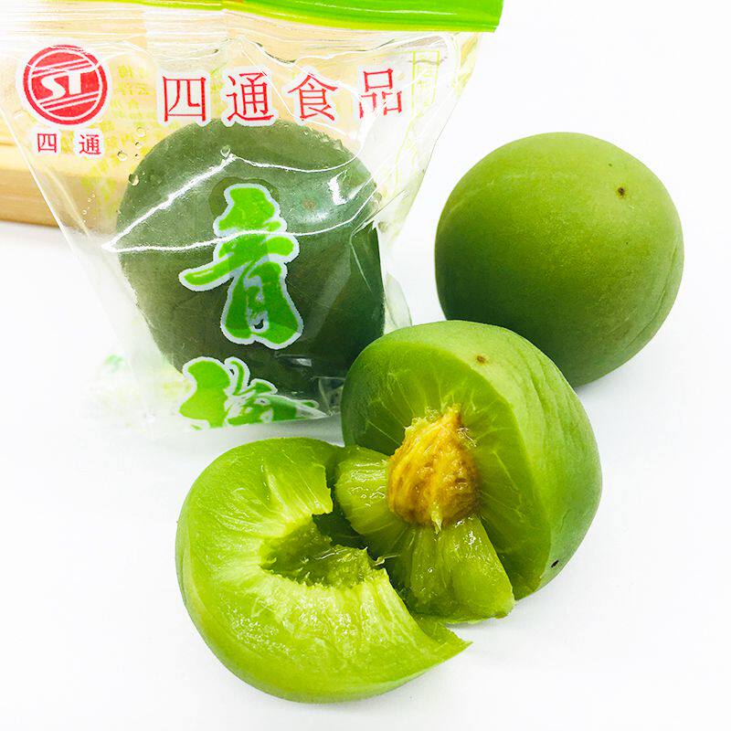 零食特产广东话梅果干四通食品独立包装青梅果5斤原厂包装包邮