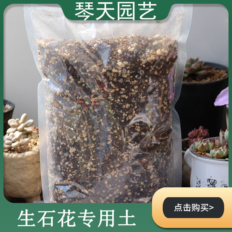 生石花专用营养土肉锥多肉土屁屁土pp营养土桐生砂赤玉土多元土
