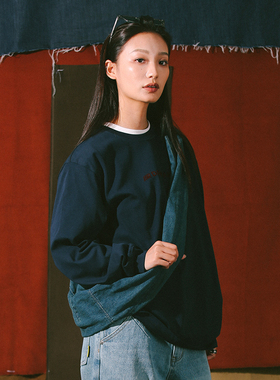 DAKYAM(达人)Boundless Dream 逐梦无界植绒印花长袖TEE恤打底衫