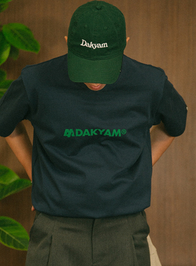 DAKYAM(达人)2025S/S Foam Logo Tee泡感品牌正字标识印花短袖T恤