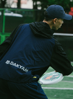 DAKYAM(达人)Higher Mountain 拼色单层吸湿凉感运动户外连帽夹克