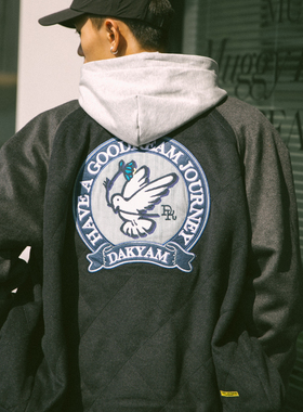 DAKYAM(达人)Baseball Ivy Jacket 秋冬加厚3M重磅毛呢棒球服夹克