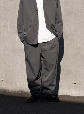 DAKYAM(达人) 日系cityboy街头风休闲西裤套装松紧腰围宽松长裤男