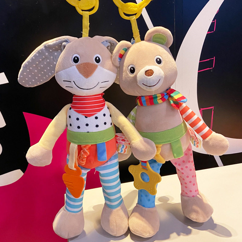 婴儿床挂玩具兔子小熊公仔挂件0-3岁宝宝玩偶早教车挂毛绒玩具,玩具/童车/益智/积木/模型,床铃/床挂,淘宝优惠券,粉丝福利购,淘宝优惠卷