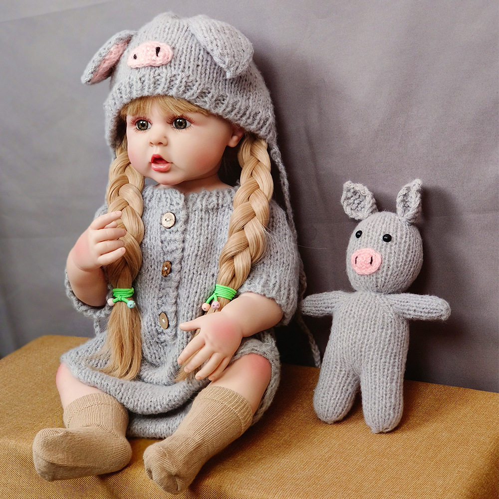 重生娃娃仿真婴儿长发吃手指娃娃灰熊套装礼盒外贸爆款一,玩具/童车/益智/积木/模型,脚镯,淘宝优惠券,粉丝福利购,淘宝优惠卷