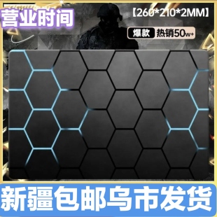 办公鼠标垫几何电竞纹理超大专用科技桌垫游戏电脑办公桌键盘定制