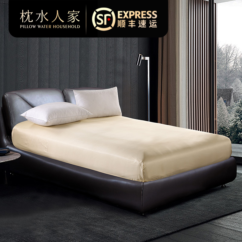 Heavy 19 Mumi Real silk sheet Mattress cover Silkworm silk Double bed Real silk Bed covers Bed cover Bedspread customizedin the Bedclothes , Fitted  category - from Buy2taobao.com to provide professional Taobao agent buy service