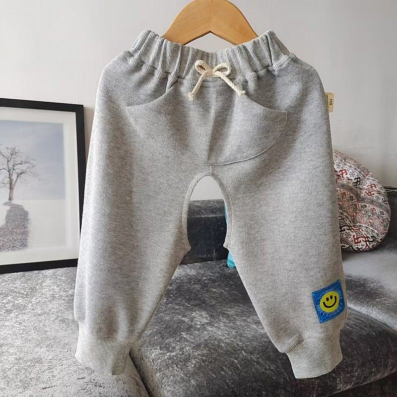 2024新款儿童运动裤1到3岁男女童裤春秋单层长裤幼儿小宝宝裤开裆