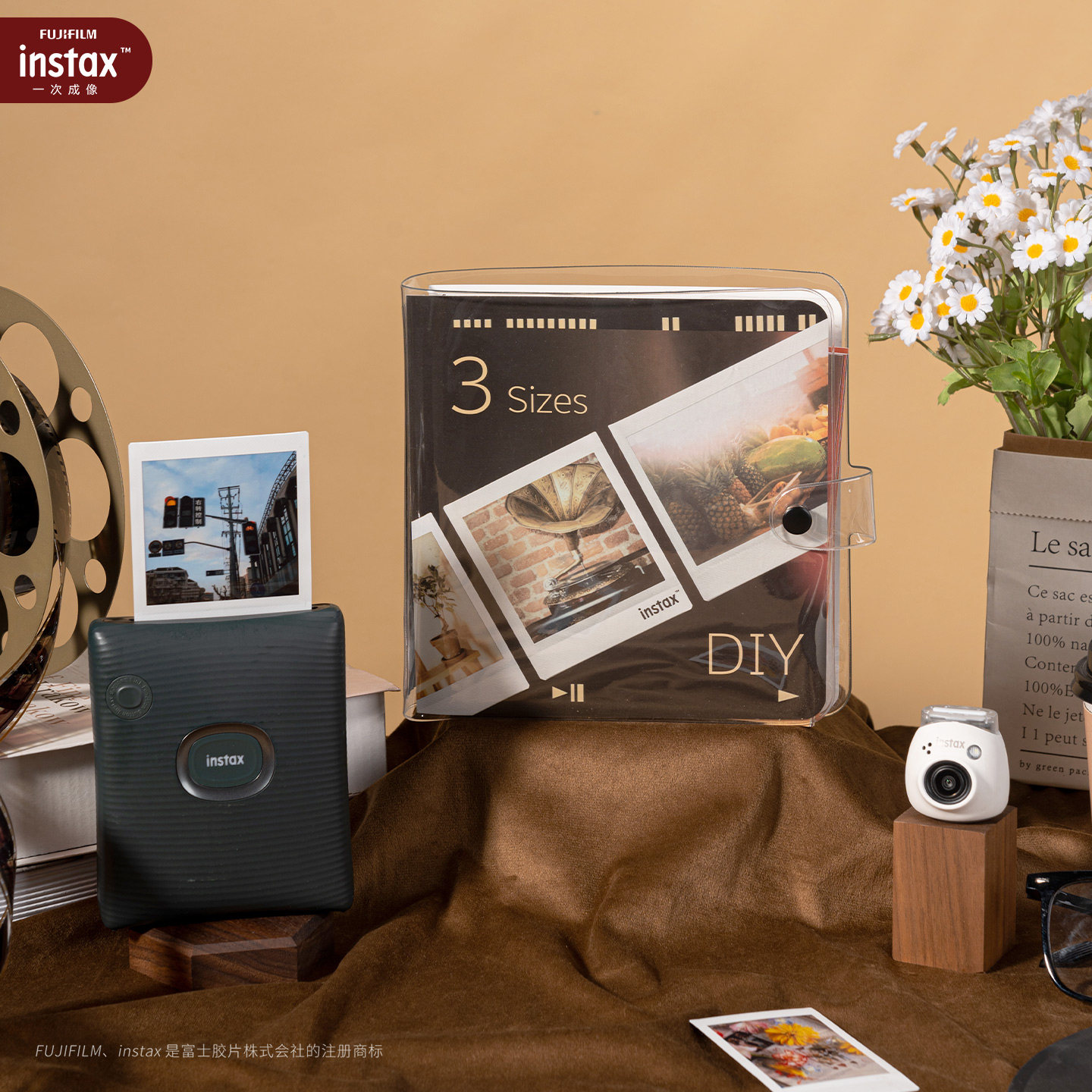 Fujifilm/富士instax一次成像正品原装相机DIY影像相册
