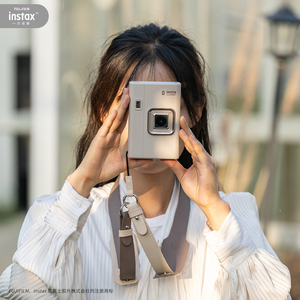 富士instax拍立得mini LiPlay+相纸手机打印evo数模一体相机肩带