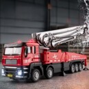 嘉业1 50合金水泥泵车大玩具车儿童男孩工程车可喷水混凝土运输车