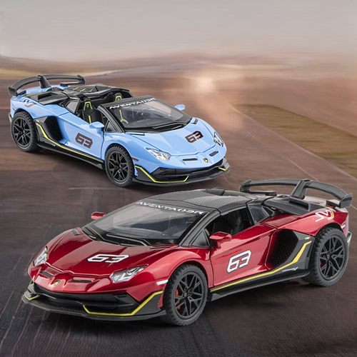兰博基尼SVJ63大牛合金汽车模型