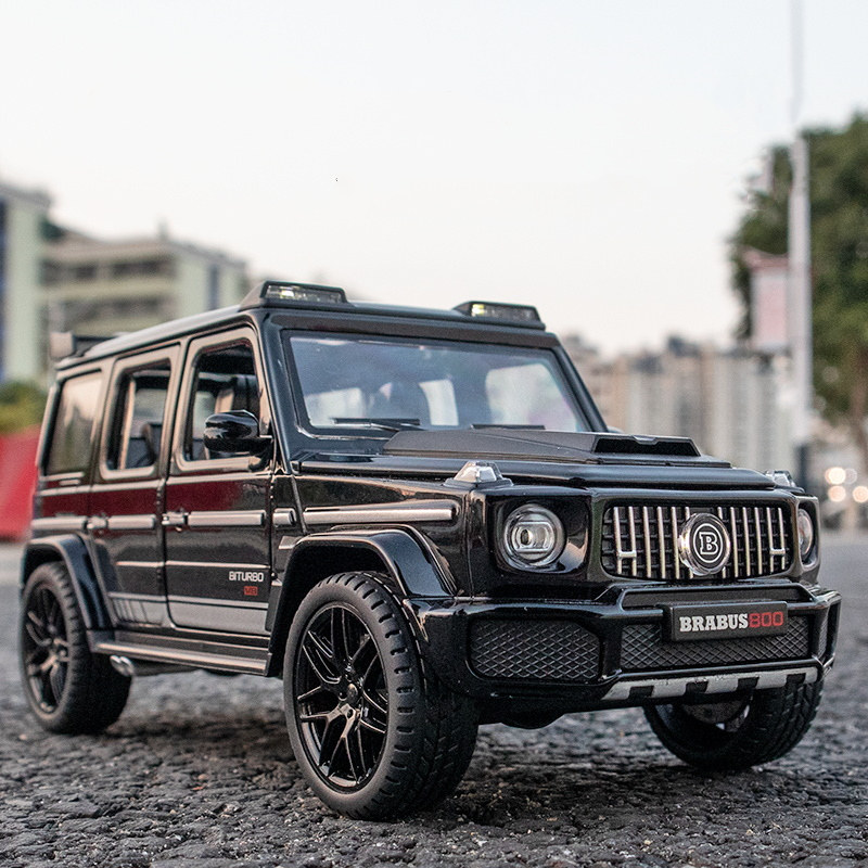 嘉业1:22奔驰巴博斯g800合金汽车模型仿真大号儿童玩具车收藏摆件