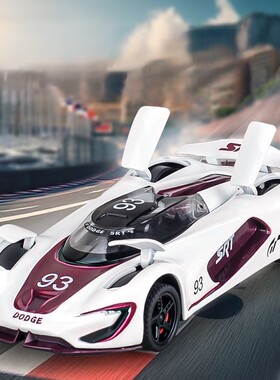 1：32道奇SRT战斧赛道版车模仿真合金汽车模型摆件礼品儿童玩具车