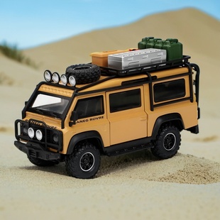 仿真1：32路虎卫士Van面包车合金模型越野车吉普车摆件儿童玩具车