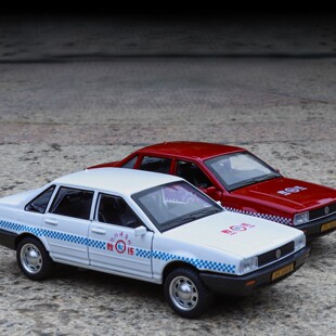 1:32大众桑塔纳教练车合金车模仿真小轿车汽车模型摆件儿童玩具车