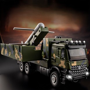 1：35飞龙10A巡飞弹发射车合金汽车模型仿真军事导弹车儿童玩具车