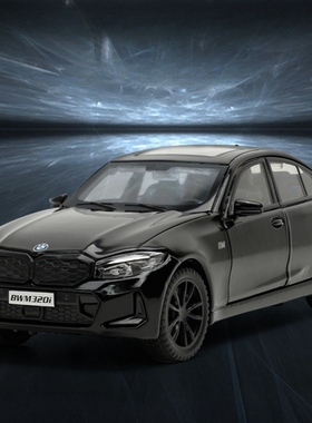 1：32宝马320i新3系合金车模儿童玩具车仿真汽车模型收藏摆件男孩