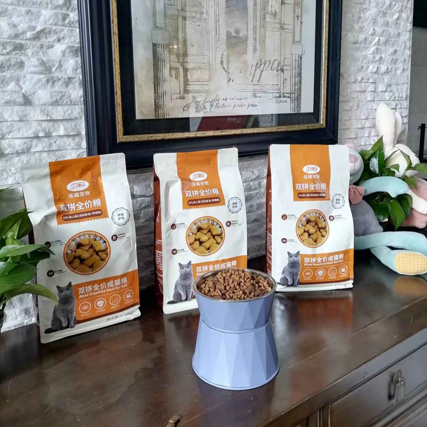 佳璐猫粮夹心酥鱼油卵磷脂牛磺酸图片