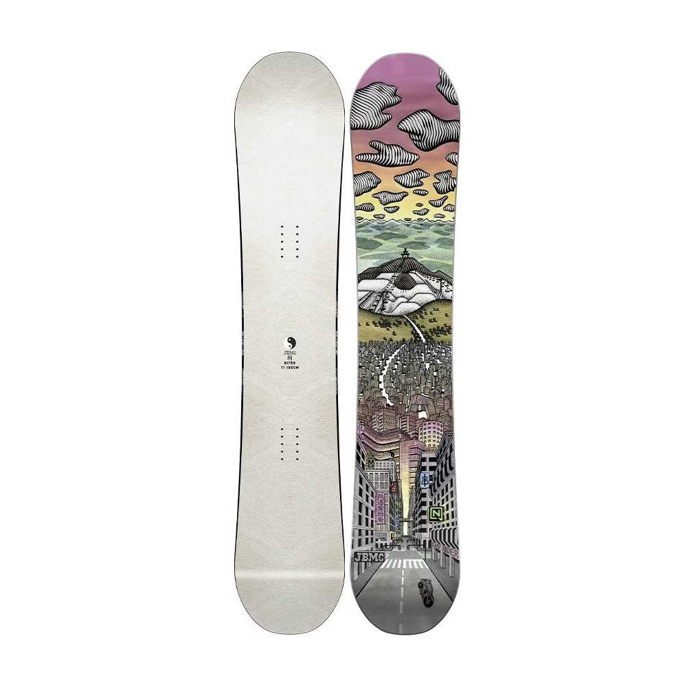冷山雪具 NITRO-T1 X JBMC聯(lián)名南山之路全能公園滑行滑雪板2324