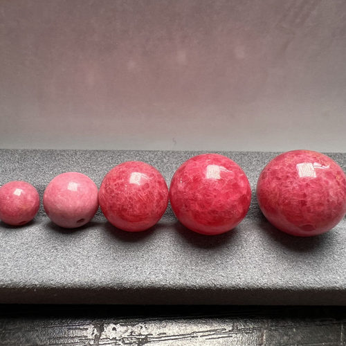 冰种全红蔷薇石樱花雨DIY配饰珠