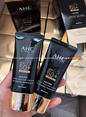 韩国AHC黑金防晒霜SPF50+清爽