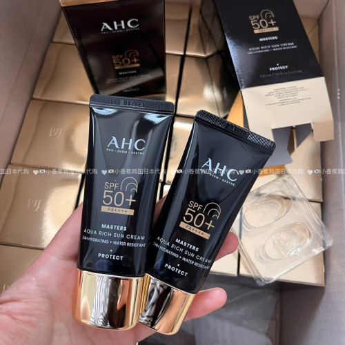 韩国AHC黑金防晒霜SPF50+清爽
