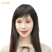 头顶 女 盖白发假发片斜刘海增发补发块 隐形无痕遮白补发片 假发