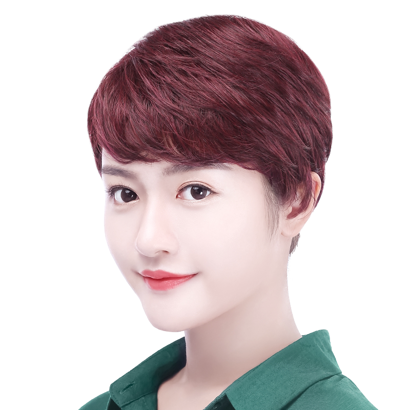 娇滴滴时尚女短款假发套