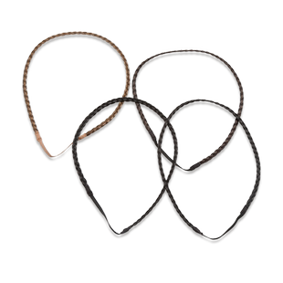 娇滴滴假发 女生细麻花辫字发带 扎辫子头箍波西米亚森女风高仿真