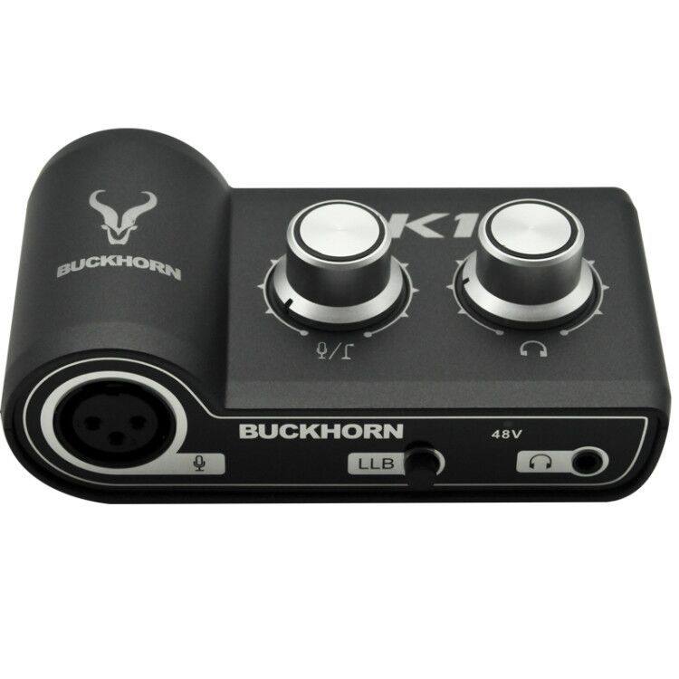 Buckhorn跳羚k1声卡USB外置声卡手机电脑网红主播录音直播K歌专用
