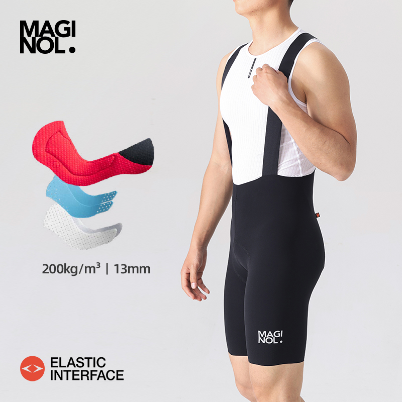MAGINOL骑行裤男款夏季速干竞赛公路车背带短裤双箭头坐垫单车裤