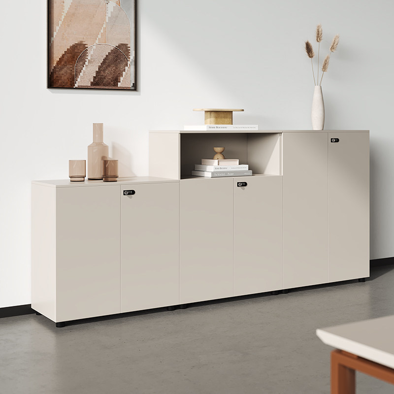 办公室文件柜矮柜储物柜木质隔断文件柜子带密码锁档案资料办公柜,商业/办公家具,矮柜,淘宝优惠券,粉丝福利购,淘宝优惠卷