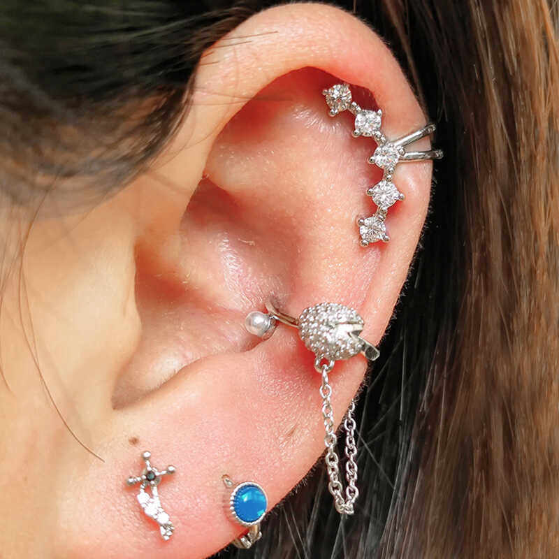 时尚圈耳饰百搭耳钉无耳洞耳夹2024年新款潮耳环圈圈耳骨耳蜗耳饰,饰品/流行首饰/时尚饰品新,耳环,淘宝优惠券,粉丝福利购,淘宝优惠卷