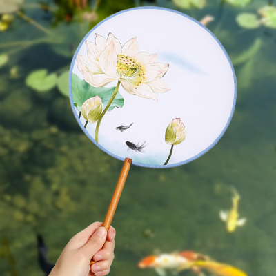 团扇古风扇子夏天耐用儿童舞蹈