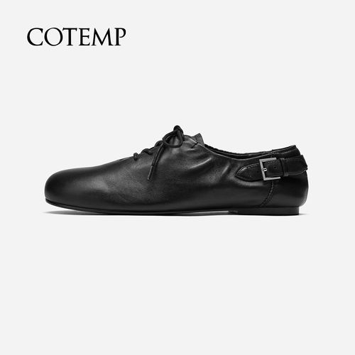 cotemp Savile Leather Oxford 26FW新款软皮系带牛津鞋子女