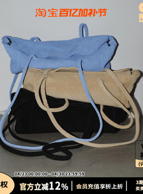 imibooo正品Longladybag淑女真皮系列单肩腋下手提复古小众法棍包