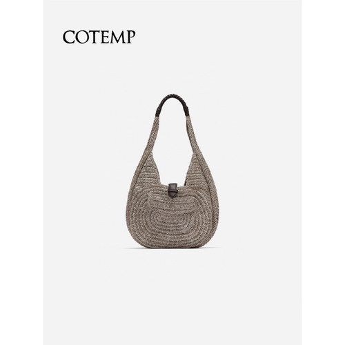 cotemp Kurv 26SS新款手工编织度假风hobo包钩针手提包单肩包