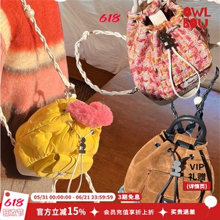 TAGI小众肩带手提包包女质感小众设计轻便束口双肩包