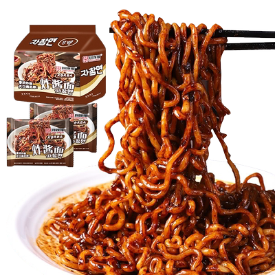 同碗面韩式炸酱面多口味干拌面