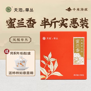 天池凤凰展翅蜜兰香茶叶潮州凤凰单枞茶凤凰单丛茶礼盒250克
