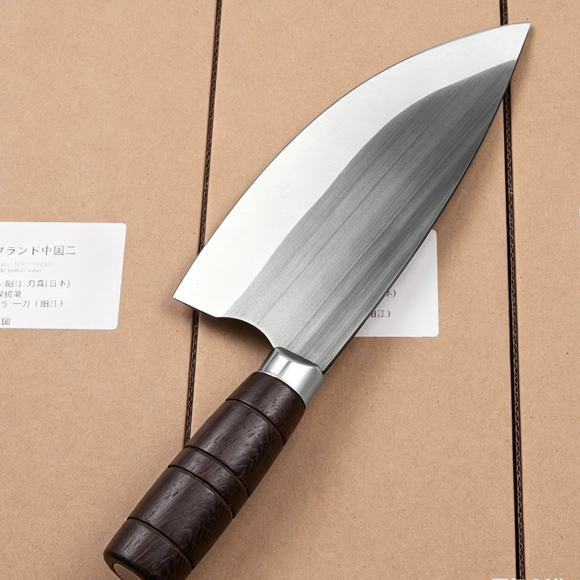 家用锻打菜刀鱼头刀锋利切片切鱼专用刀具厨房实木柄剔骨切肉菜刀
