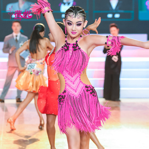 薇妮拉丁舞连体表演服