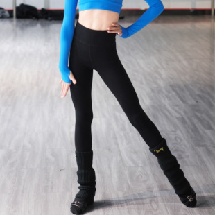 Venny薇妮【拿铁日记】少儿拉丁舞蹈瑜伽裤保暖高腰塑型练功长裤